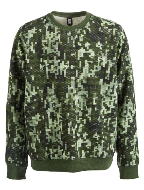 ID IDEOLOGY Toddler & Little Boys Pixel Camo Fleece Sweatshirt, Created for Macy's