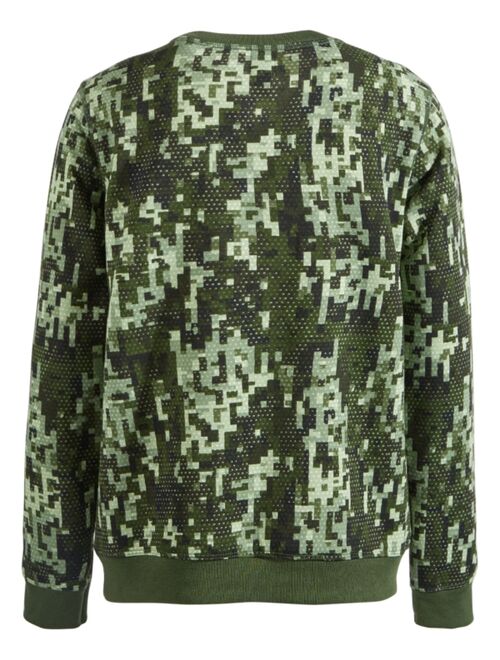 ID IDEOLOGY Toddler & Little Boys Pixel Camo Fleece Sweatshirt, Created for Macy's