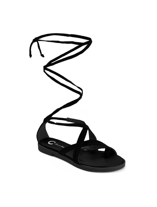 Journee Collection Charlee Women's Lace-Up Sandals