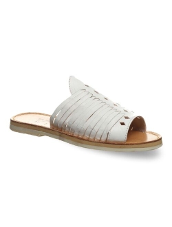 Rosa Women's Leather Slide Sandals