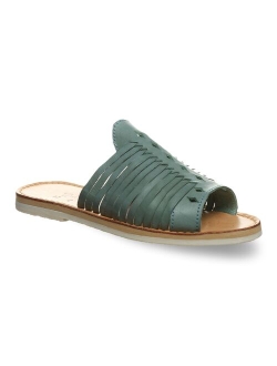 Rosa Women's Leather Slide Sandals