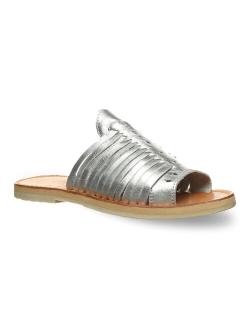 Rosa Women's Leather Slide Sandals