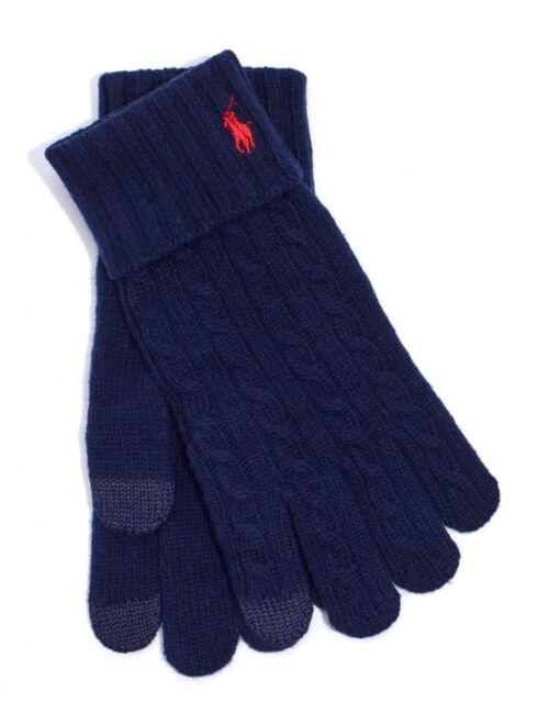 POLO RALPH LAUREN Men's Classic Cable Gloves