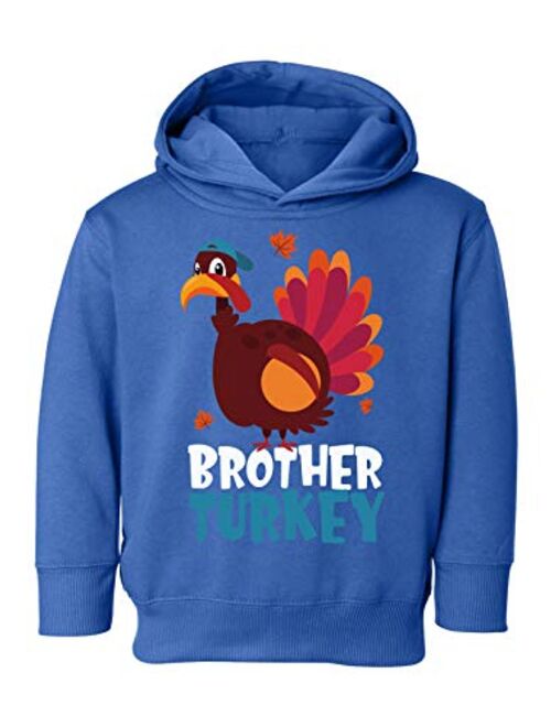 Awkward Styles Thanksgiving Toddler Hoodie Brother Turkey Fleece Hooded Sweatshirt