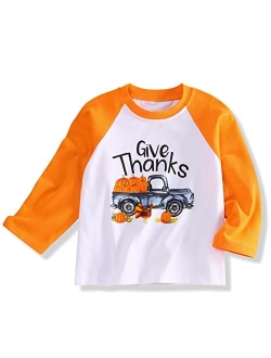 Xuuly Toddler Baby Boy Thanksgiving Clothes MommyS Little Turkey T-Shirt Baby Thanksgiving Clothes