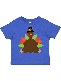 inktastic Thanksgiving Pilgrim Turkey Toddler T-Shirt