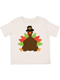 inktastic Thanksgiving Pilgrim Turkey Toddler T-Shirt