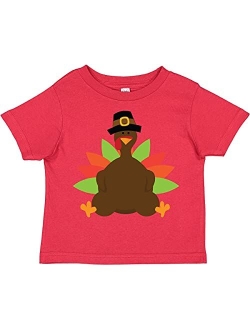 inktastic Thanksgiving Pilgrim Turkey Toddler T-Shirt