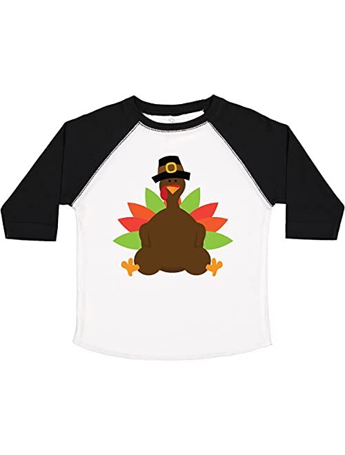 inktastic Thanksgiving Pilgrim Turkey Toddler T-Shirt