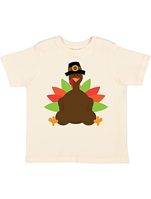 inktastic Thanksgiving Pilgrim Turkey Toddler T-Shirt