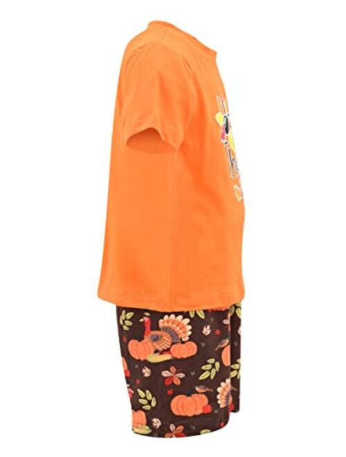 Unique Baby Boys 2 Piece Give Thanks Bro Thanksgiving Clothes Outfit Set