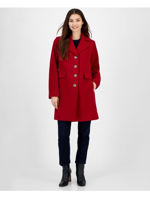 MICHAEL MICHAEL KORS Women's Single-Breasted Walker Coat, Created for Macy's