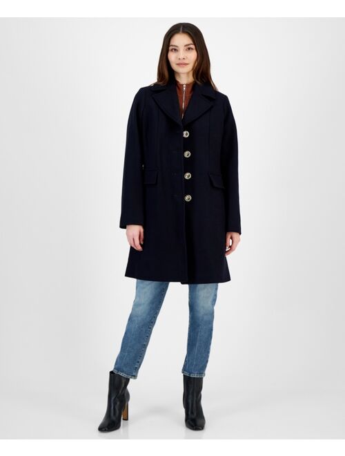 MICHAEL MICHAEL KORS Women's Single-Breasted Walker Coat, Created for Macy's