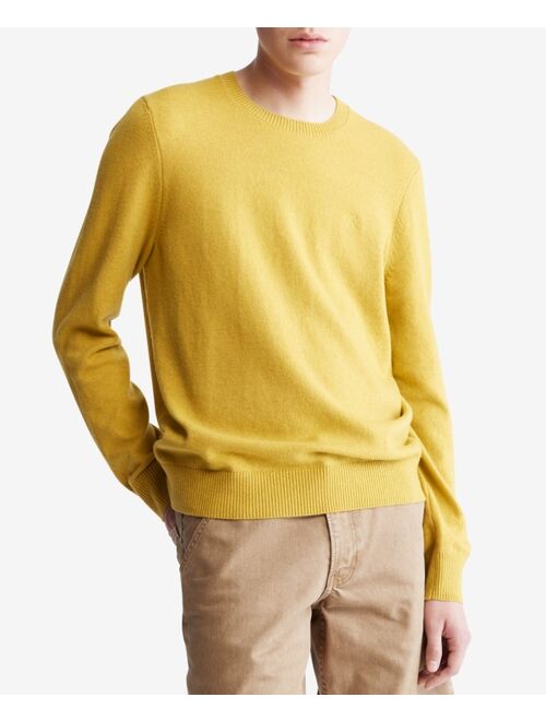 Calvin Klein Men's Regular-Fit Merino Wool Crewneck Sweater