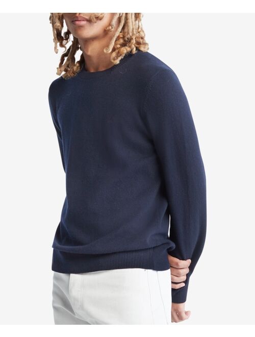 Calvin Klein Men's Regular-Fit Merino Wool Crewneck Sweater