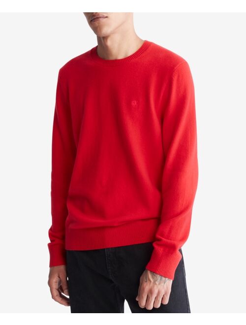 Calvin Klein Men's Regular-Fit Merino Wool Crewneck Sweater