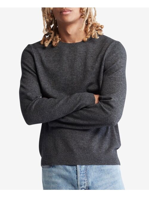 Calvin Klein Men's Regular-Fit Merino Wool Crewneck Sweater