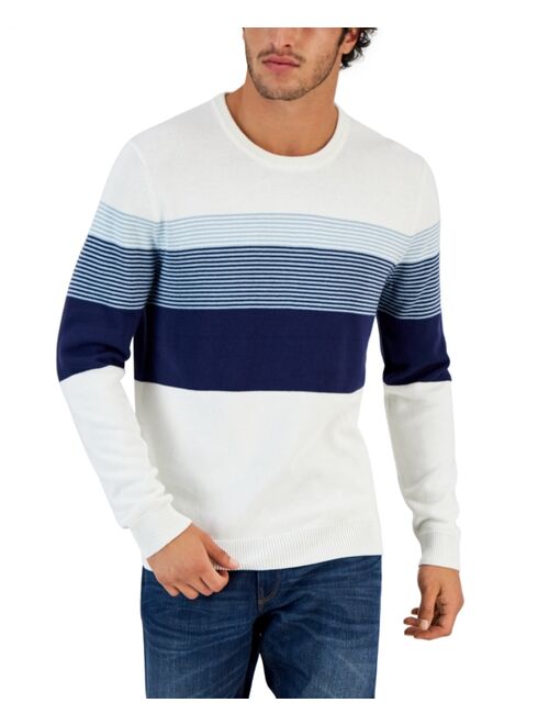 Club Room Men's Striped Sweater, Created for Macy's