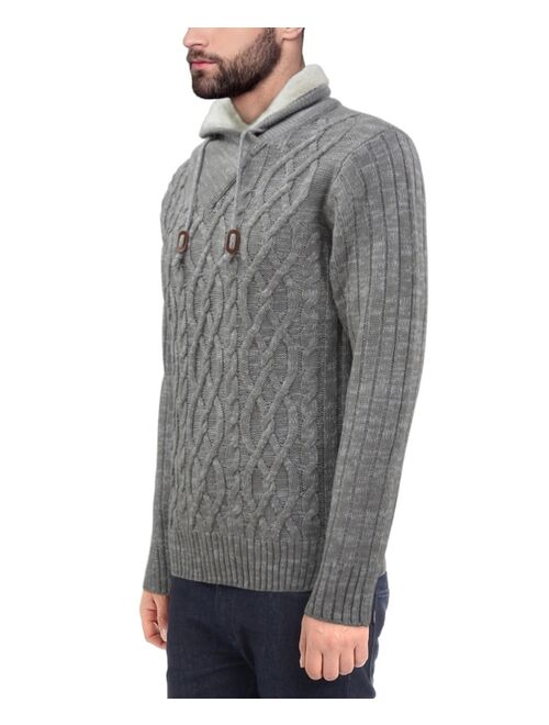 X-Ray Men's Shawl Neck Knit Sweater