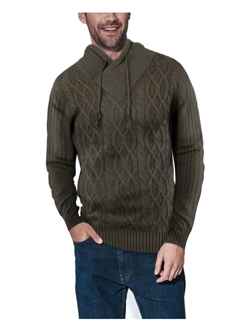 X-Ray Men's Shawl Neck Knit Sweater