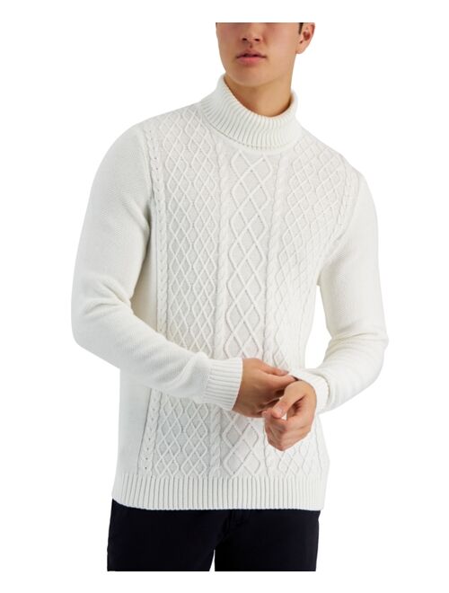 Club Room Men's Chunky Turtleneck Sweater, Created for Macy's