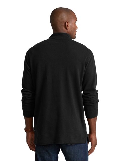 Polo Ralph Lauren Men's Big & Tall Estate-Rib Quarter-Zip Pullover