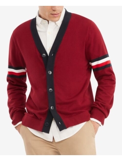 Men's Bill Signature Stripe Colorblocked Cardigan