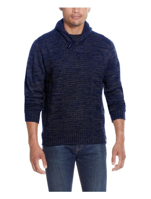 Weatherproof Vintage Men's Shawl Pullover with Toggle Sweater