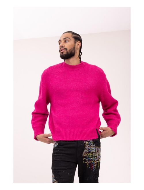 RON TOMSON Men's Modern Oversized Bold Sweater