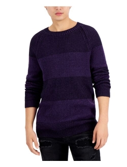 Men's Plaited Crewneck Sweater, Created for Macy's