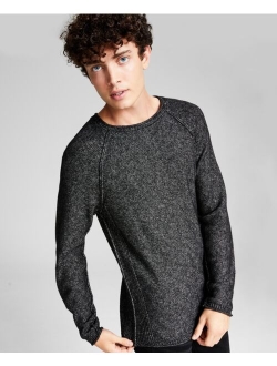 Men's Raglan Crewneck Sweater, Created for Macy's