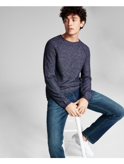 Men's Raglan Crewneck Sweater, Created for Macy's