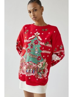 Vintage Holiday Crew Neck Sweatshirt