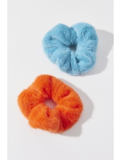 Fuzzy Scrunchie Set