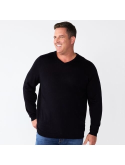 Big & Tall Apt. 9 V-Neck Sweater