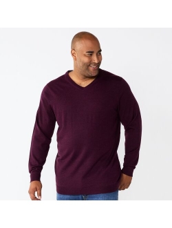 Big & Tall Apt. 9 V-Neck Sweater