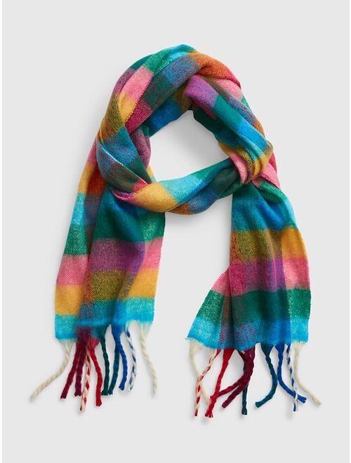 Gap Recycled Plaid Scarf