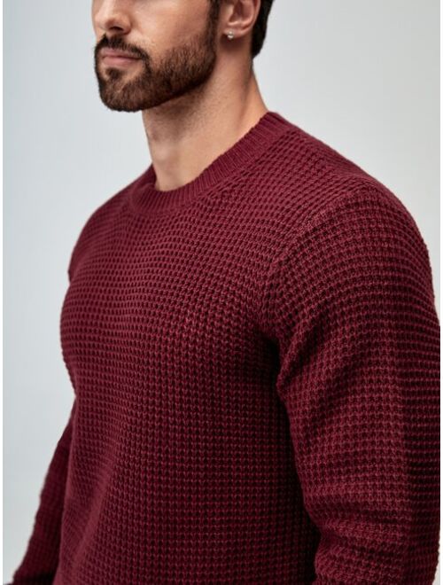 Shein Men Round Neck Sweater