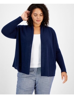 Plus Size 100% Cashmere Cardigan, Created for Macy's