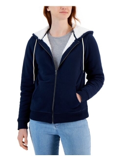 STYLE & CO Sherpa Lined Zip-Up Hoodie, Created for Macy's