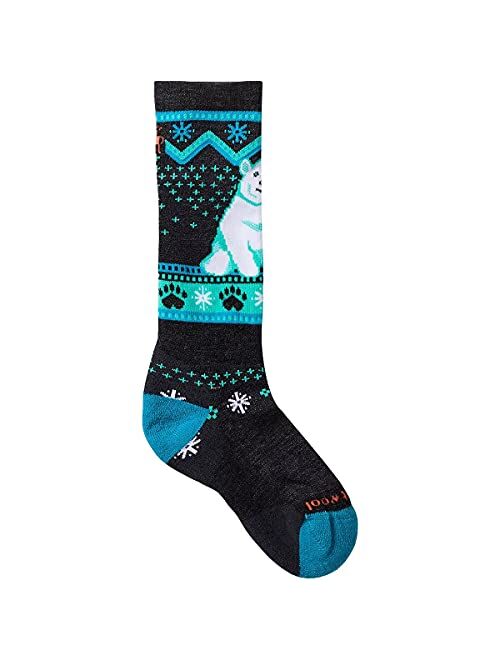 Smartwool Kids Wintersport Full Cushion Polar Bear Pattern Over-the-Calf Socks (Toddler/Little Kid/Big Kid)