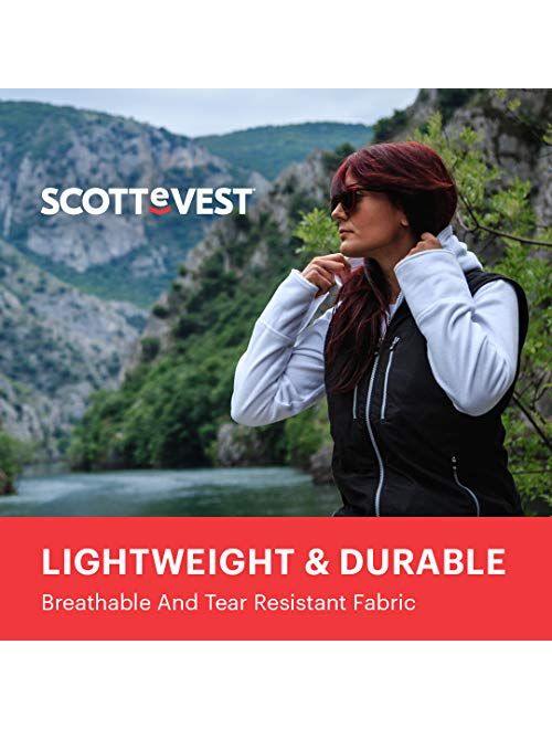 SCOTTeVEST Women's 101 Travel Vest | 9 Concealed Pockets | Anti-Pickpocket