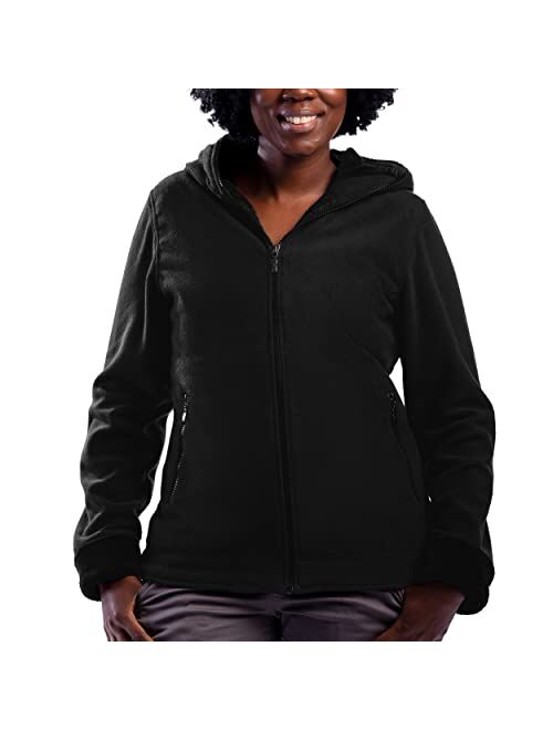 SCOTTeVEST Women's Chloe Fleece Travel Hoodie | 14 Pockets | Anti-Pickpocket