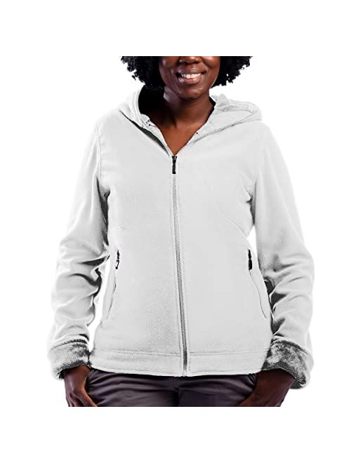 SCOTTeVEST Women's Chloe Fleece Travel Hoodie | 14 Pockets | Anti-Pickpocket