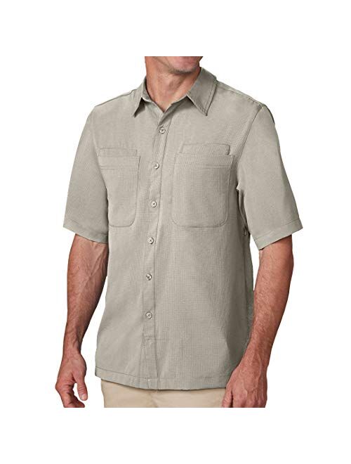 SCOTTeVEST Men's Beachcomber Travel Shirt | 7 Secure Pockets | Anti-Pickpocket