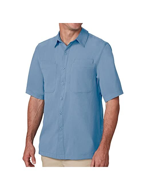 SCOTTeVEST Men's Beachcomber Travel Shirt | 7 Secure Pockets | Anti-Pickpocket