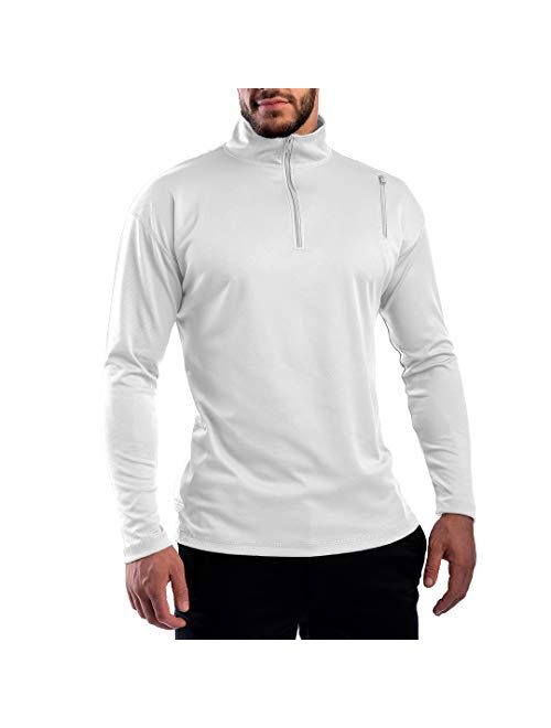 SCOTTeVEST Men's Qzip Athletic Travel Sweatshirt | 3 Pockets | Anti-Pickpocket