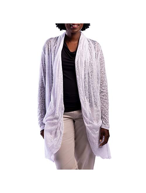 SCOTTeVEST Women's Lucille Travel Cardigan | 4 Secure Pockets | Anti-Pickpocket