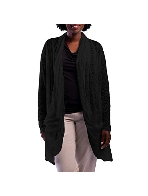 SCOTTeVEST Women's Lucille Travel Cardigan | 4 Secure Pockets | Anti-Pickpocket