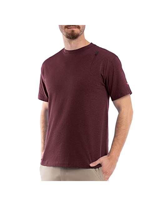 SCOTTeVEST Men's Bamboo T-Shirt | 3 Pockets | Anti-Pickpocket